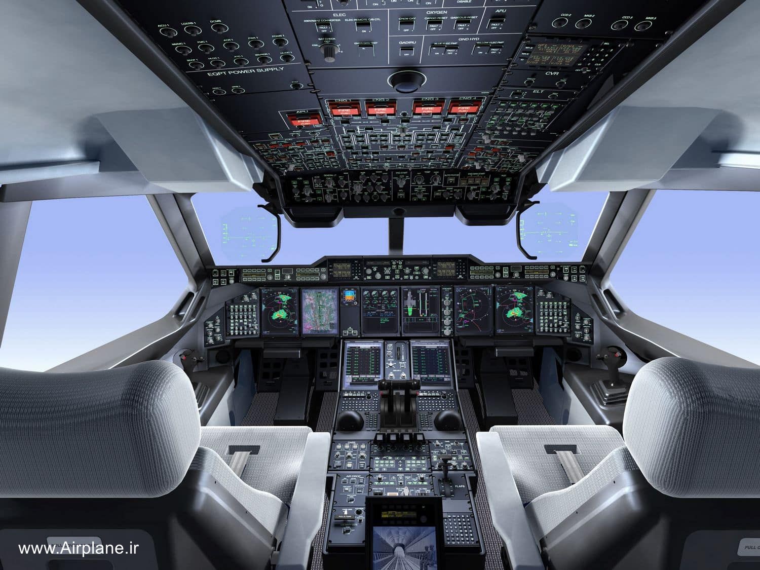 کابین خلبان هواپیمای ایبراس A400M Atlas 