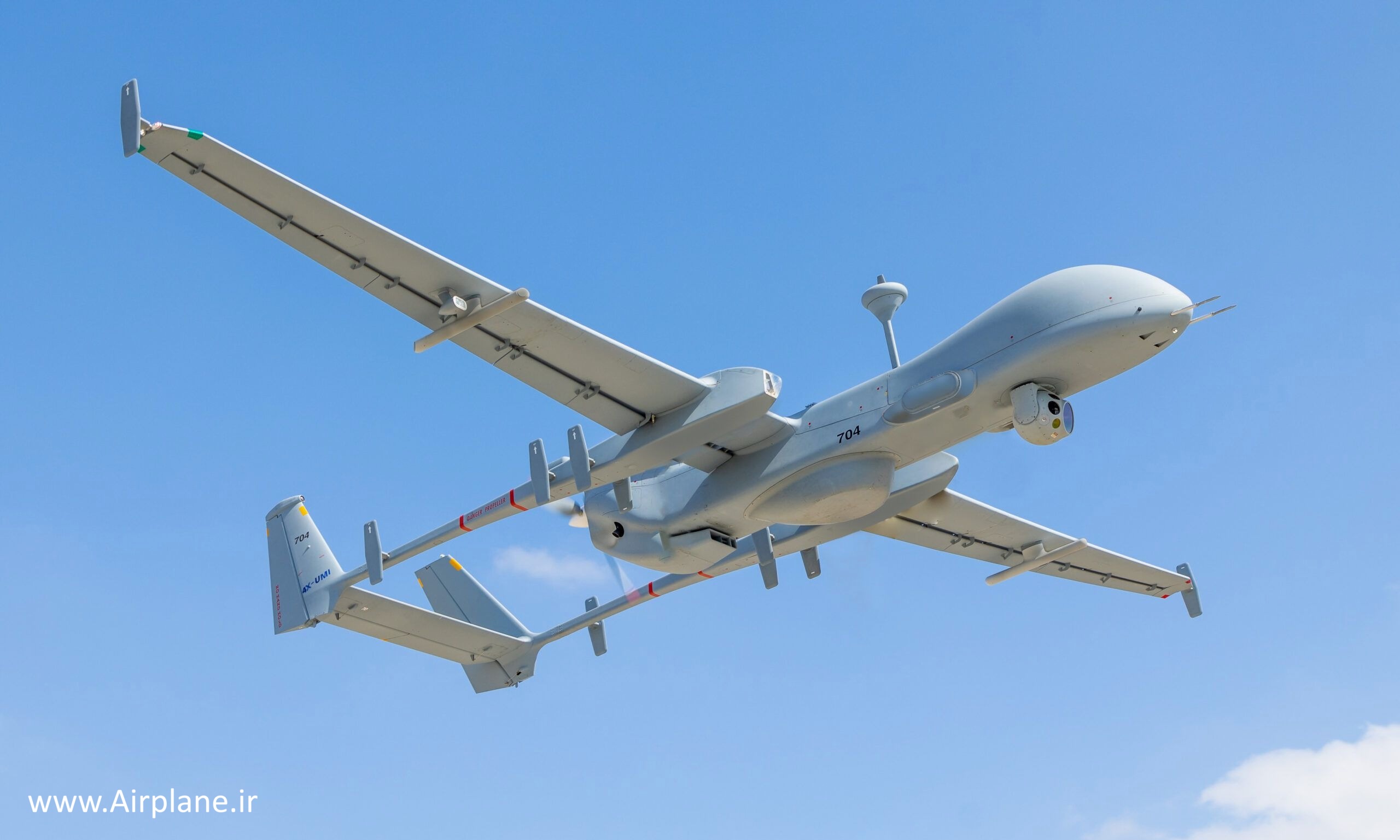 هواپیمای بدون سرنشین هارون IAI Heron TP اسرائیل
