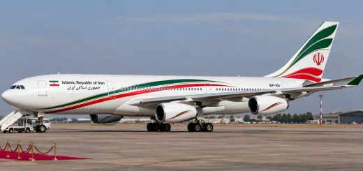 هواپیمای ایرباس a340 دولت